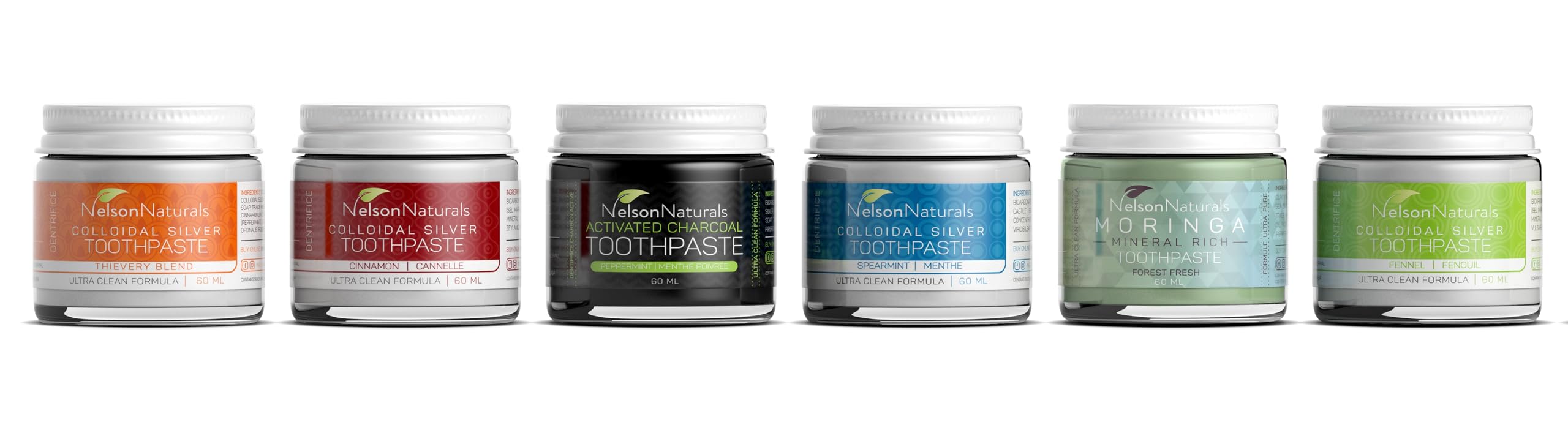 Nelson Naturals - Activated Charcoal Peppermint (93g)