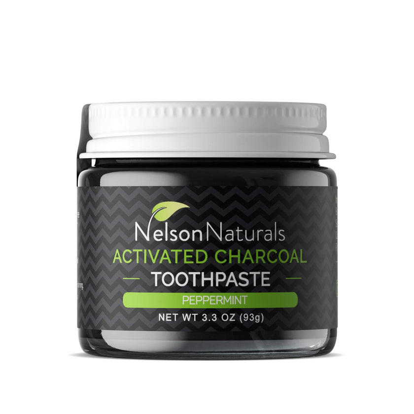 Nelson Naturals - Activated Charcoal Peppermint (93g)