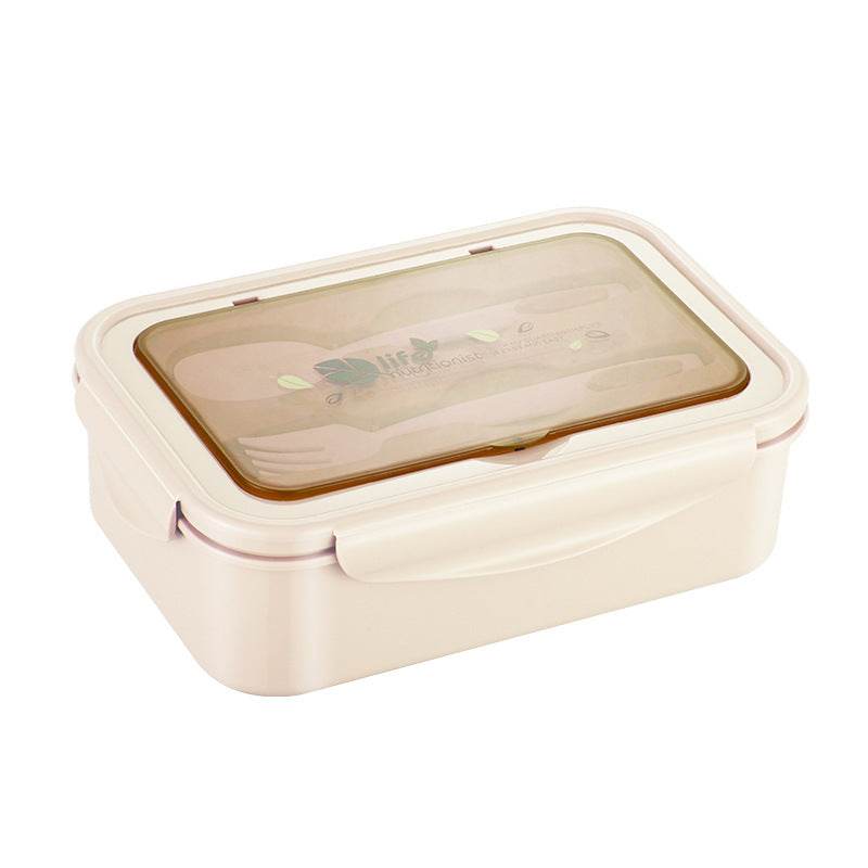 Kids Plastic Bento Lunch box with Cutleries