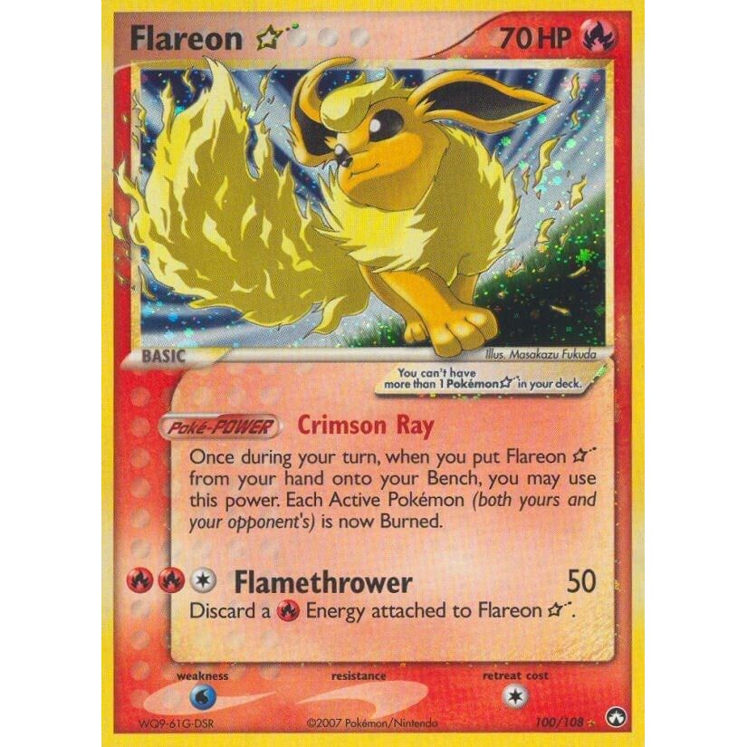 Flareon Star (100/108) (PK)