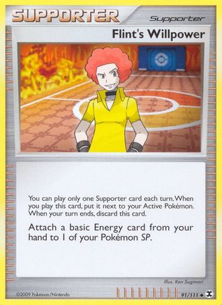 Flint's Willpower/111 - Rising Rivals Reverse Holofoil