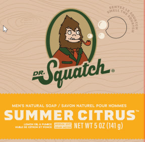 Dr. Squatch - Summer Citrus Soap (141g)