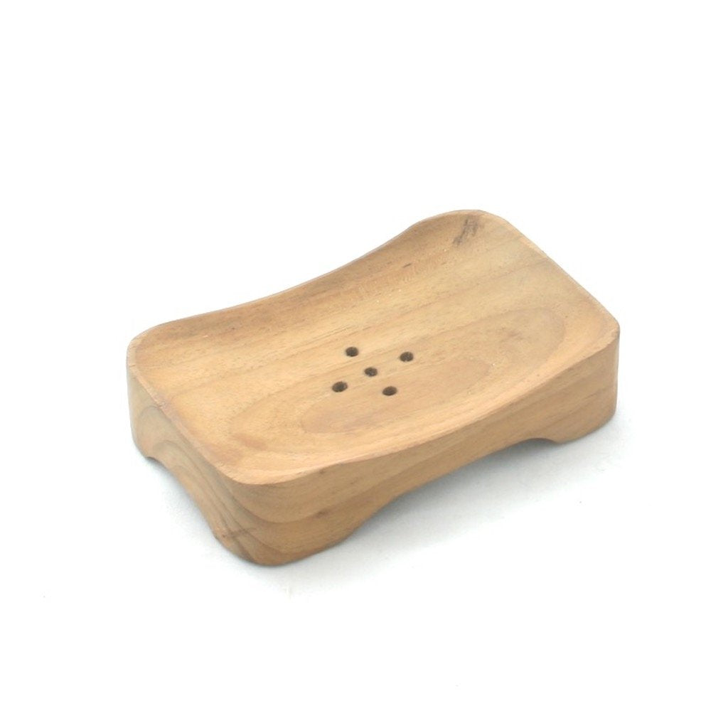 Oblong Wooden Soap Dish