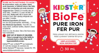 KidStar Nutrients - BioFe Pure Iron Drops Unflavoured (30ml)