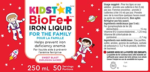 KidStar Nutrients - BioFe+ Iron Liquid (250ml)