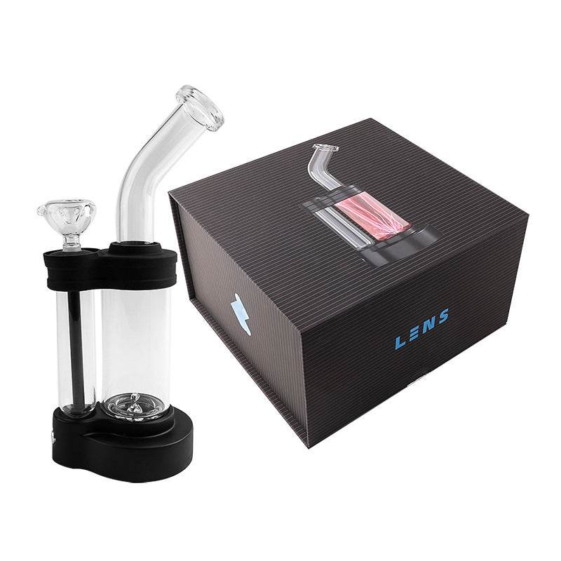 Glass Pot Lightning Light Glass Bong Hookah Set