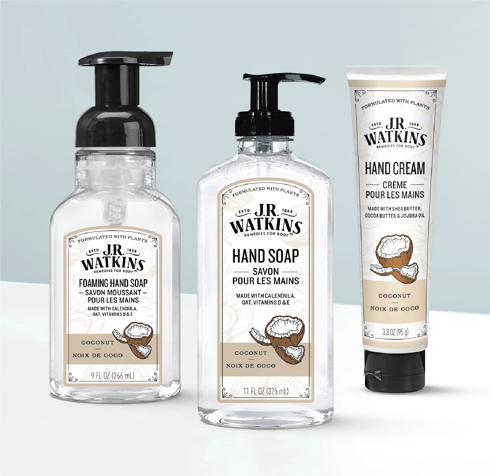 J.R. Watkins - Coconut Foaming Hand Soap (266ml)