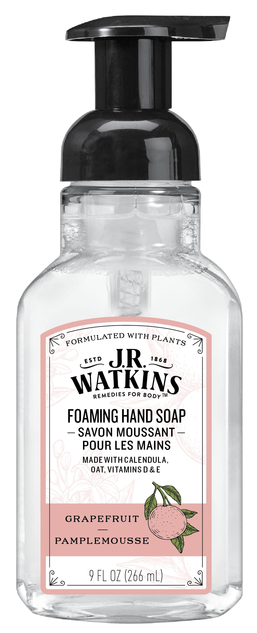 J.R. Watkins - Grapefruit Foaming Hand Soap (266ml)