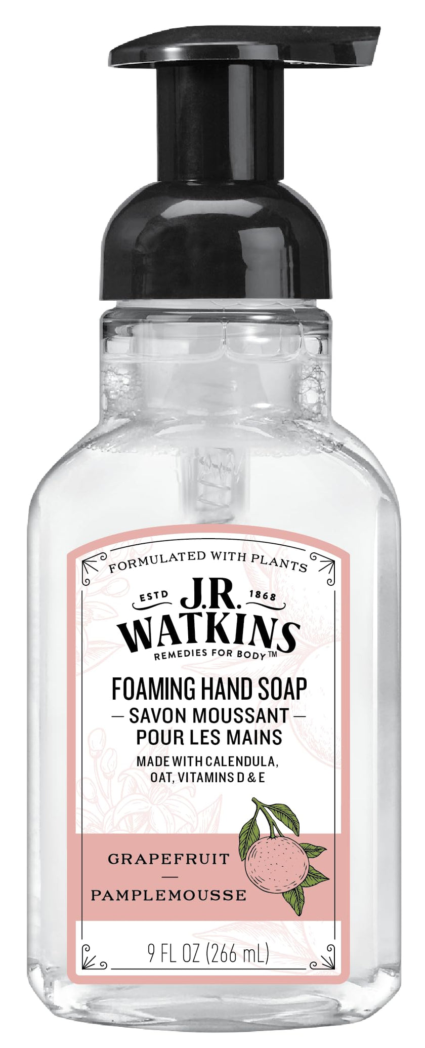 J.R. Watkins - Grapefruit Foaming Hand Soap (266ml)