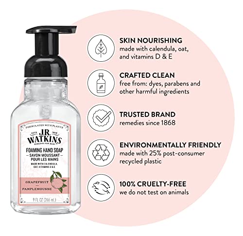 J.R. Watkins - Grapefruit Foaming Hand Soap (266ml)
