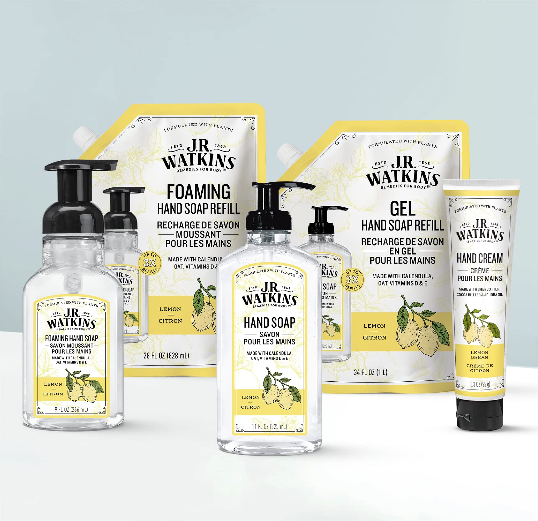 J.R. Watkins - Lemon Foaming Hand Soap (266ml)