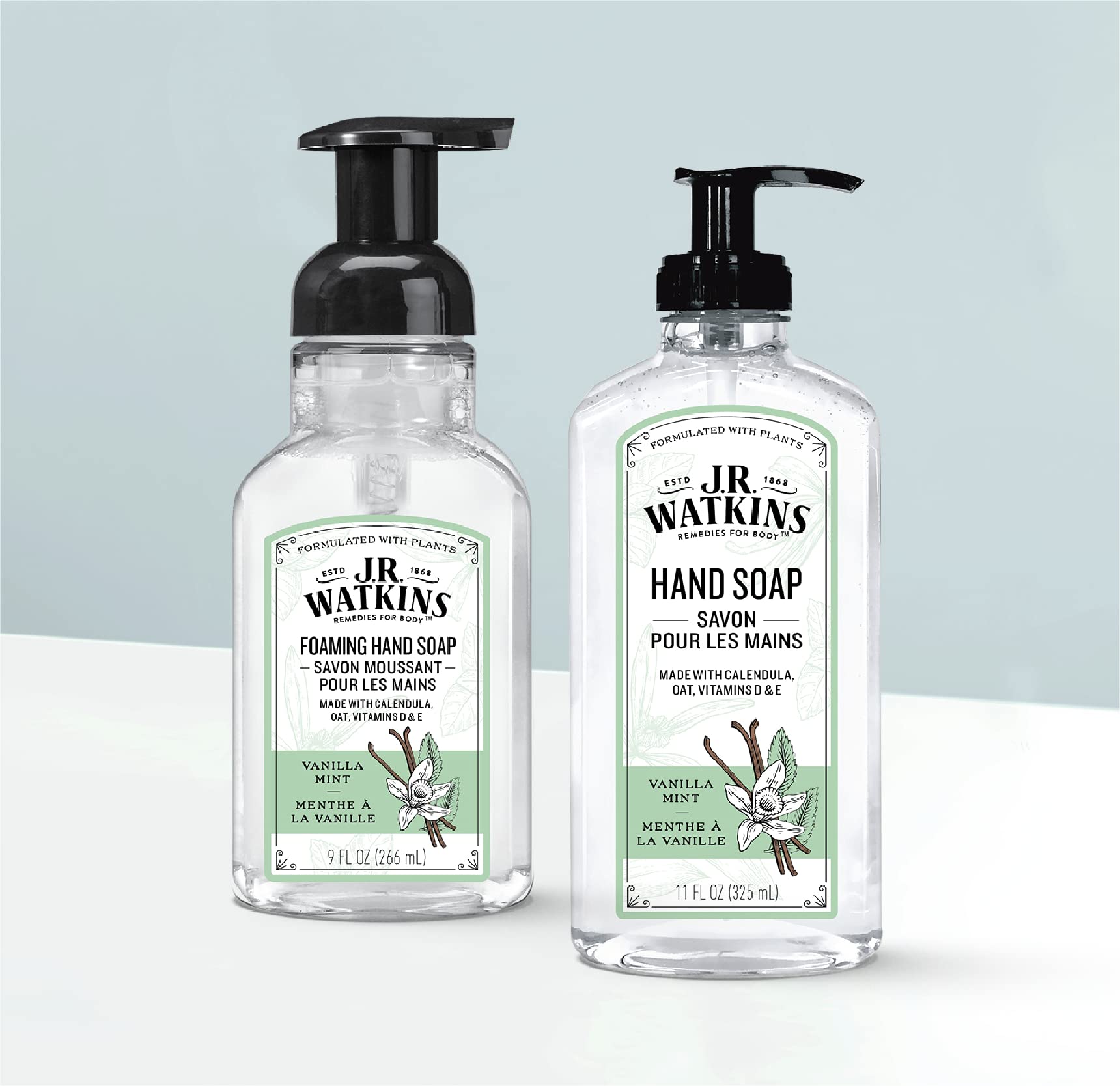 J.R. Watkins - Vanilla Mint Foaming Hand Soap (266ml)