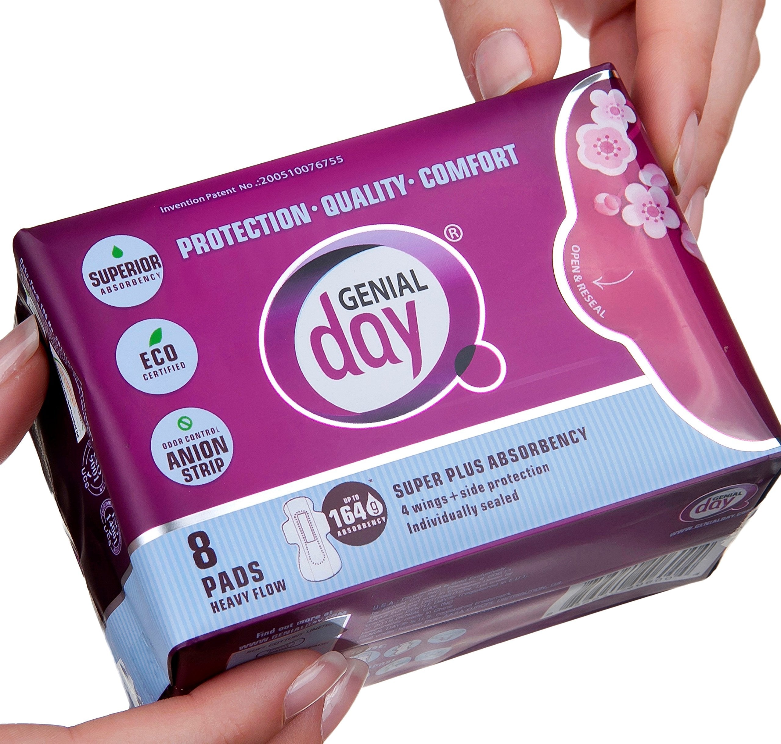 Genial Day - Heavy Flow Pads (8ct)