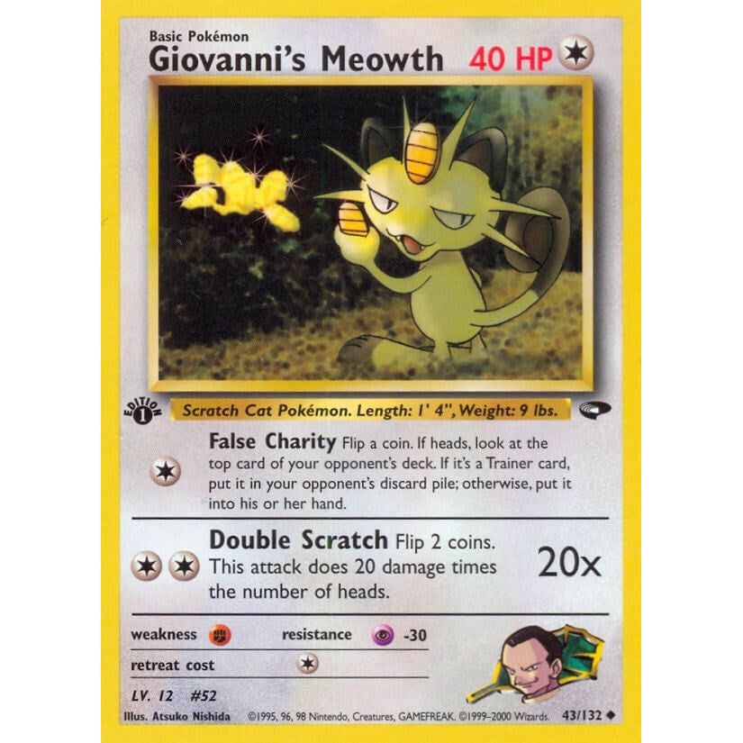 Giovanni's Meowth (43) (043/132) (G2)