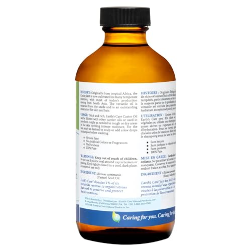 Earth's Care Castor Oil (236ml)