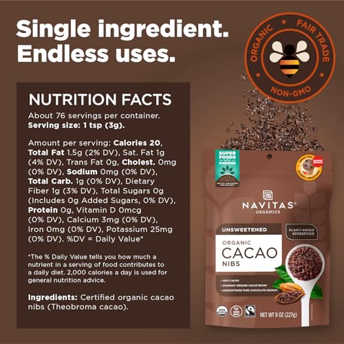 Navitas Organics - Cacao Nibs (227g)