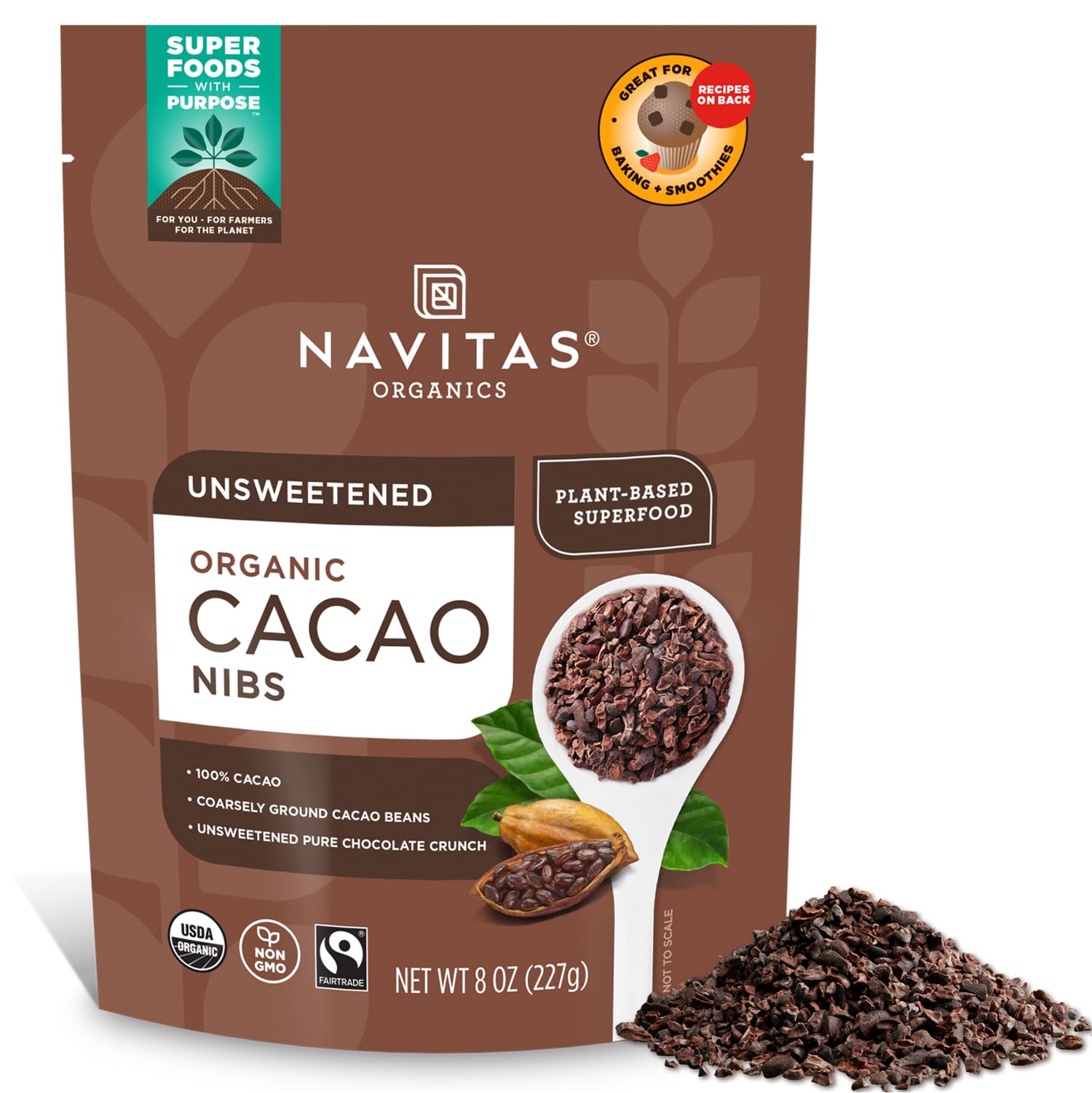Navitas Organics - Cacao Nibs (227g)