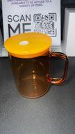 Blank Jelly Libby Glass Mug 10oz - Customizable with Vinyl & UV DTF