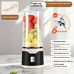Rechargeable Electric Juicer Cup – Portable USB Blender with 6-Blade & Double Cup | 500ML