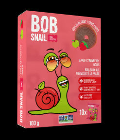 Bob Snail - Apple-Strawberry Rolls (100g)