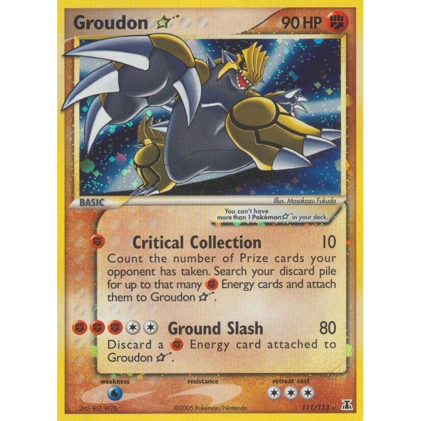 Groudon Star (111/113) (DS)