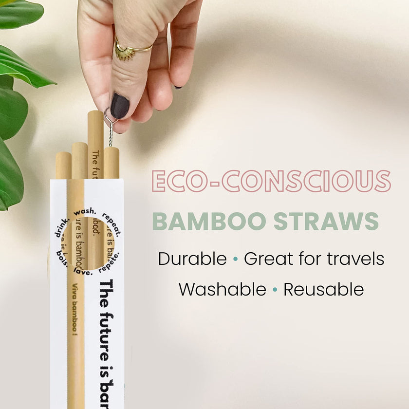 The Future Is Bamboo - Bamboo Straws (6pk)
