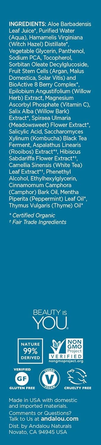 Andalou Naturals - Willow Bark Pure Pore Toner (178ml)