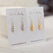 Oakley oak tree leaf drop earrings
