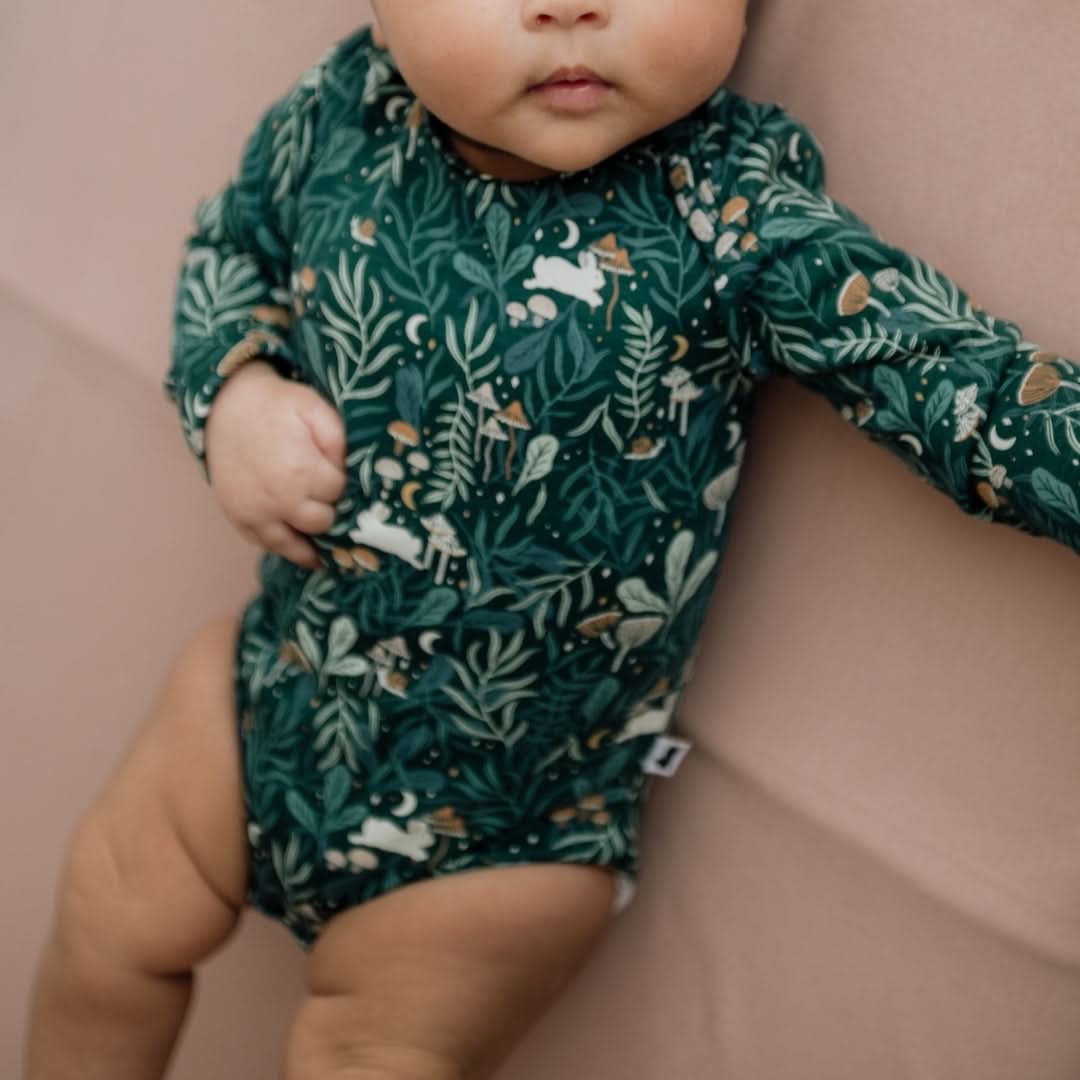 Bamboo Baby Long-Sleeved Onesie | Cream