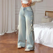 Women's Wide-Leg Jeans – High Waist Loose Fit Denim Pants
