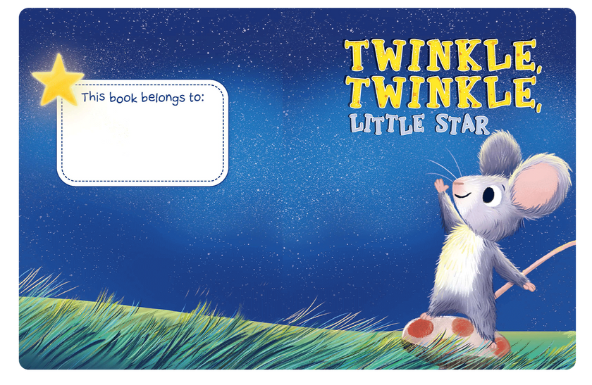 Little Hippo Books - Twinkle, Twinkle, Little Star- Children's Padded Board Book
