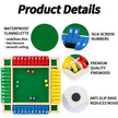 Children Dice Game,2-4 Player Family Wooden Board Table Math Games For Adults And Kids.