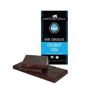 Brooklyn Born Chocolate - Paleo Bar - Coconut Chia (60g)