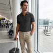 Men's Merino Wool Golf Polo — Lightweight
