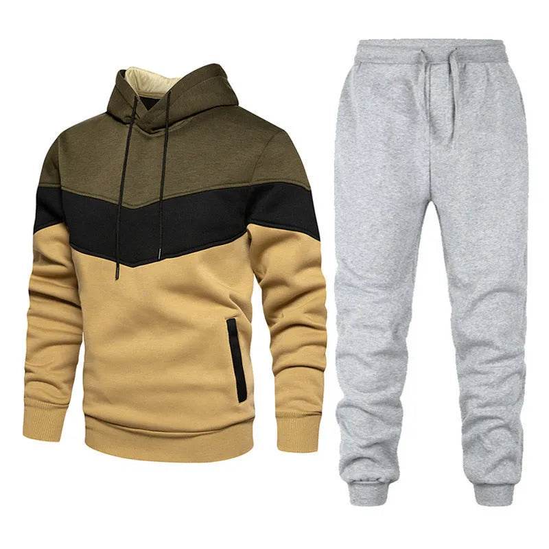 Winter Sweatsuit – Hooded Cotton Blend Sports Set for Men & Women