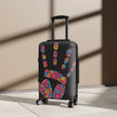 Floral Handprint Suitcase – Colorful Flower Travel Luggage