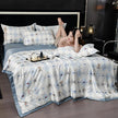 Printed Washed Tencel Summer Cooling Duvet Four-piece Set