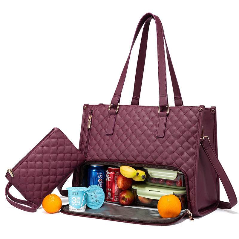 Women's Insulated Lunch Bag Handbag – Thermal Work Tote