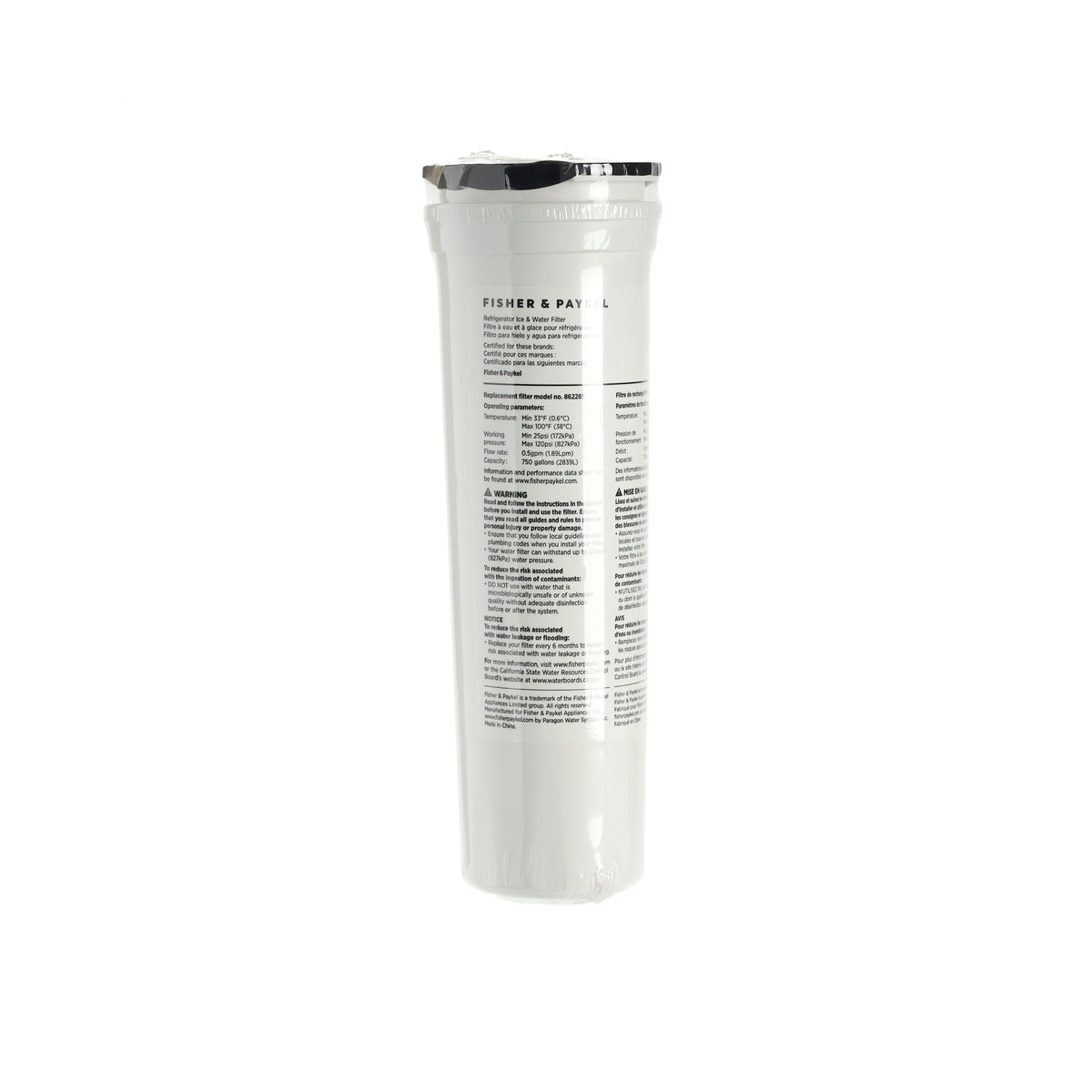 862285 Fisher & Paykel Fridge Water Filter FS FWC2