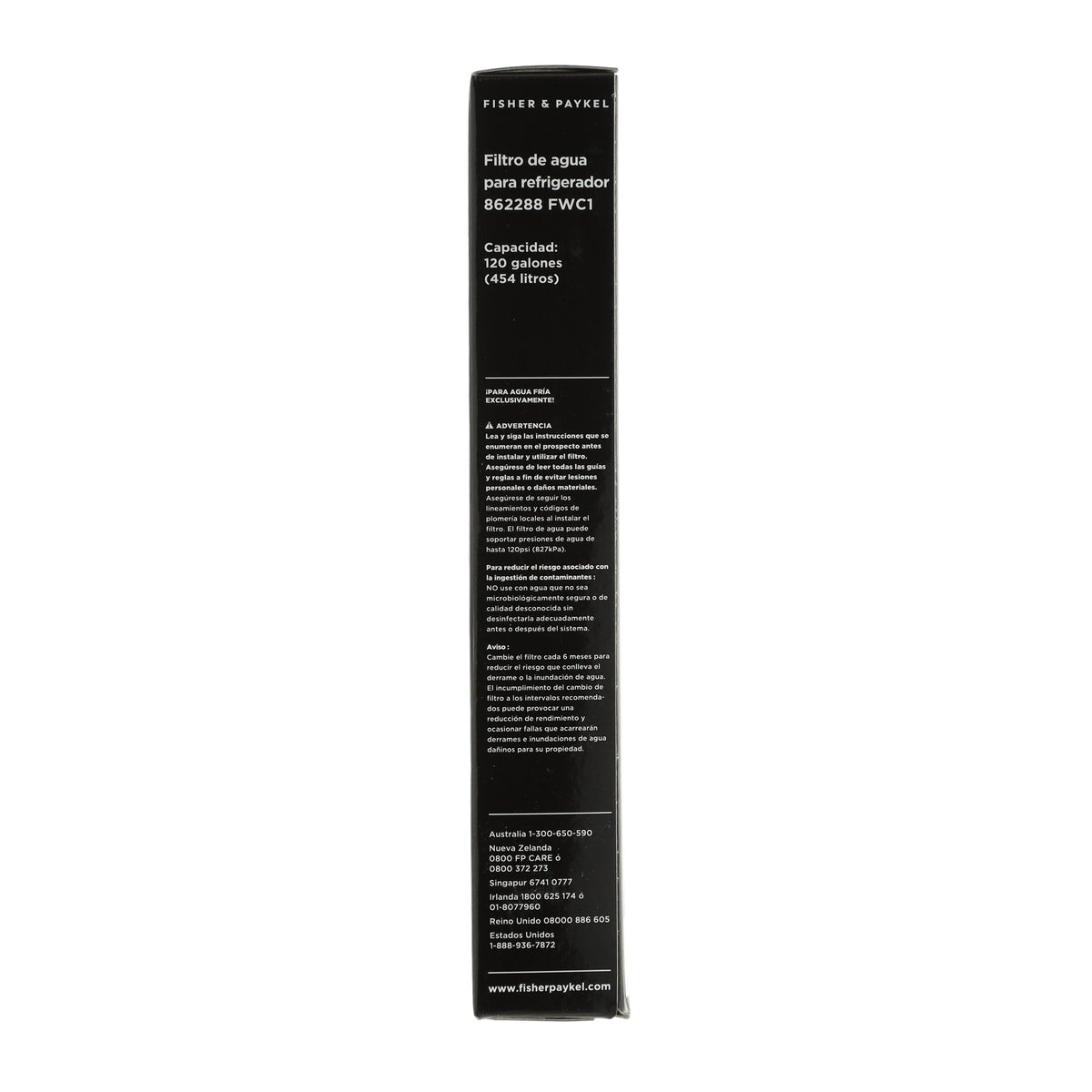 Filtre à eau pour réfrigérateur Fisher & Paykel DCS 862288 WP FWC1