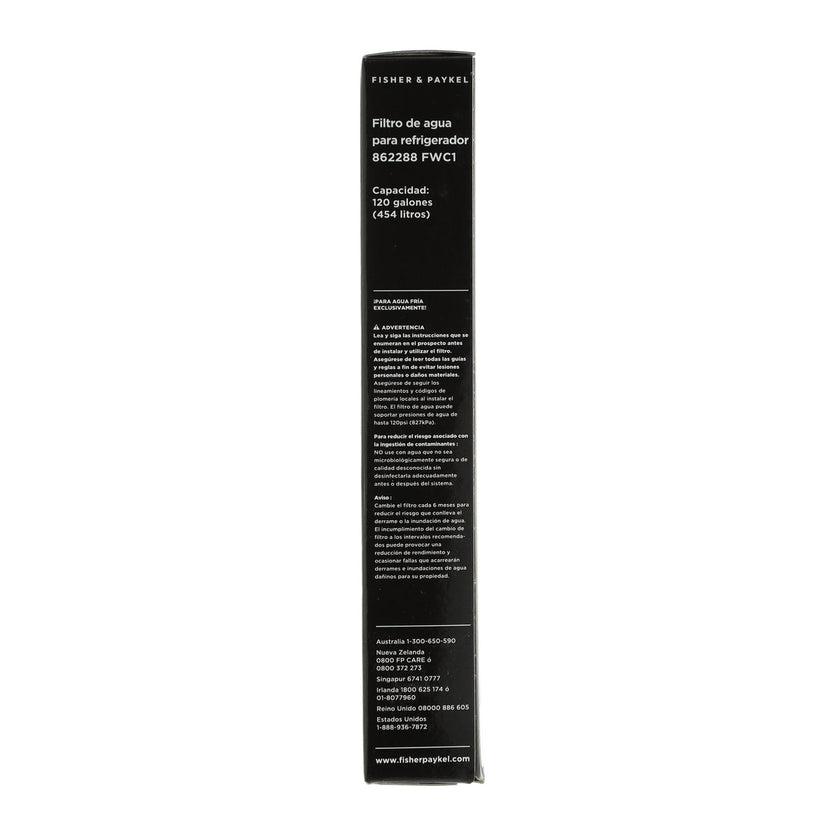Filtre à eau pour réfrigérateur Fisher & Paykel DCS 862288 WP FWC1