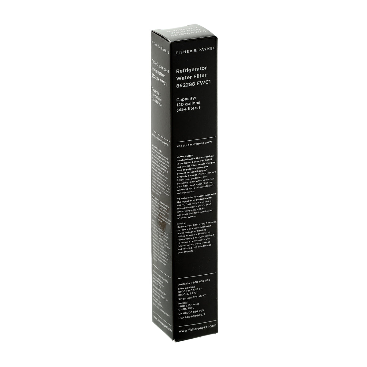 Filtre à eau pour réfrigérateur Fisher & Paykel DCS 862288 WP FWC1