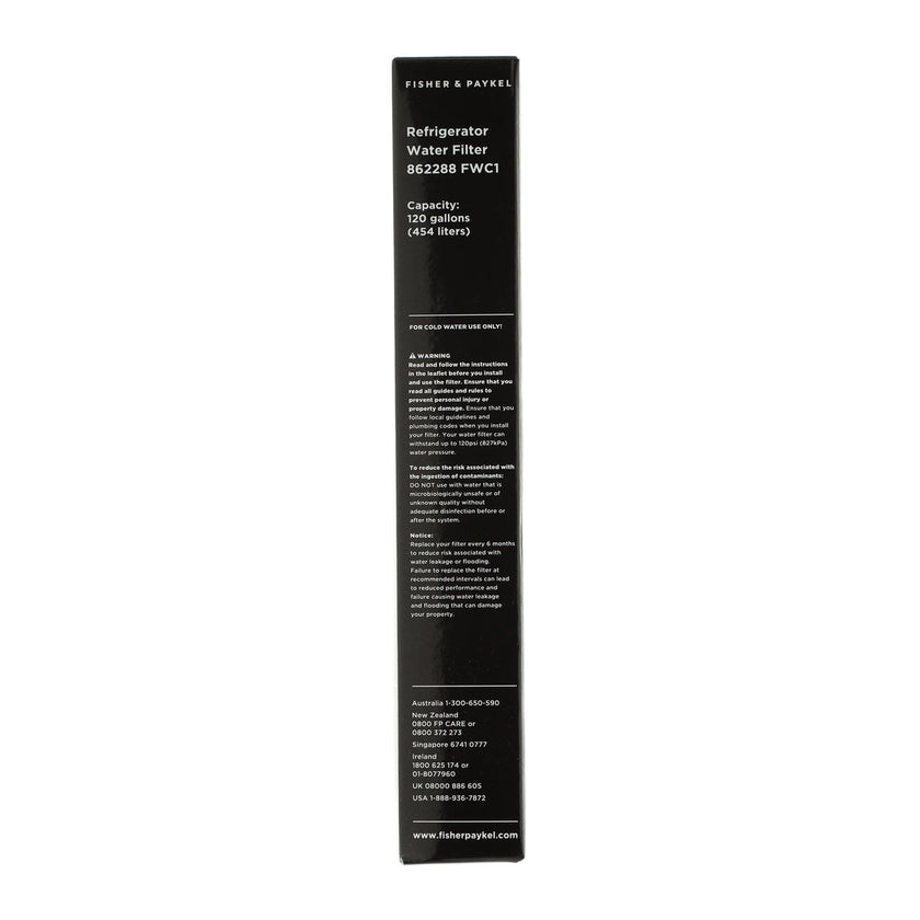 Filtre à eau pour réfrigérateur Fisher & Paykel DCS 862288 WP FWC1
