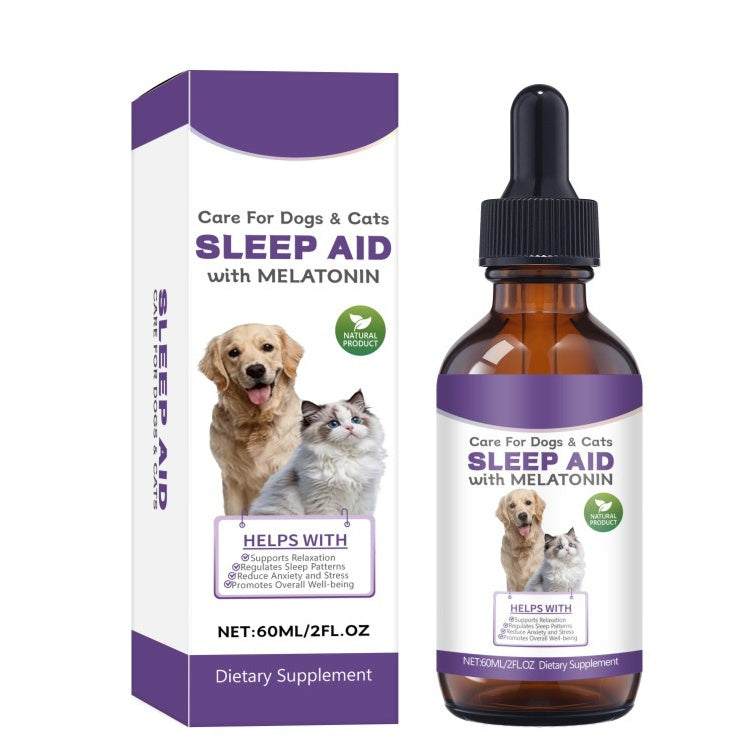 Dog Sleep Drops – Natural Calming & Night Sleep Support for Dogs (60ml)