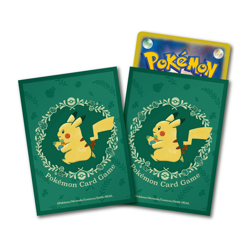 Pokémon Center Japan Official Sleeves: Berries & Pikachu Sleeves