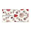 Floral Hearts Beach Towel — Red Rose & Heart Pattern Summer Towel