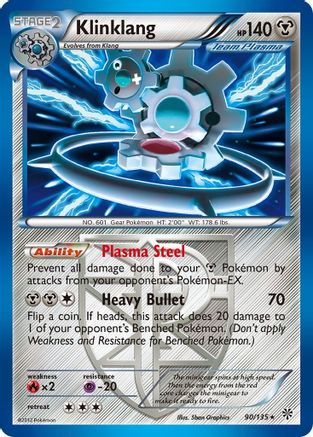 Klinklang (Team Plasma) 90/135 - Plasma Storm Holofoil
