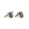 Men's Lifestyle Style Electroplated White Steel Cufflinks