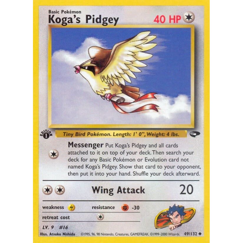 Koga's Pidgey (49) (049/132) (G2)
