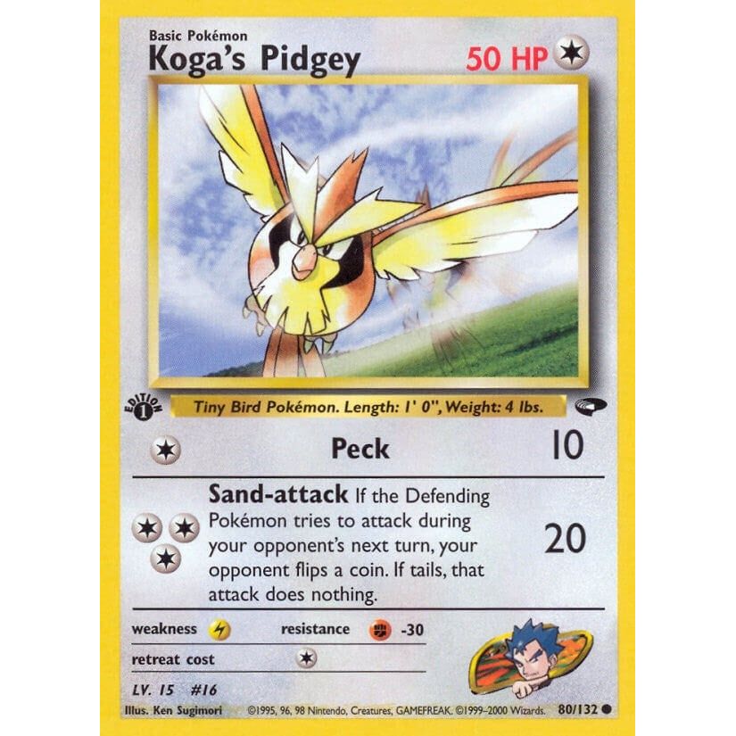 Koga's Pidgey (80) (080/132) (G2)